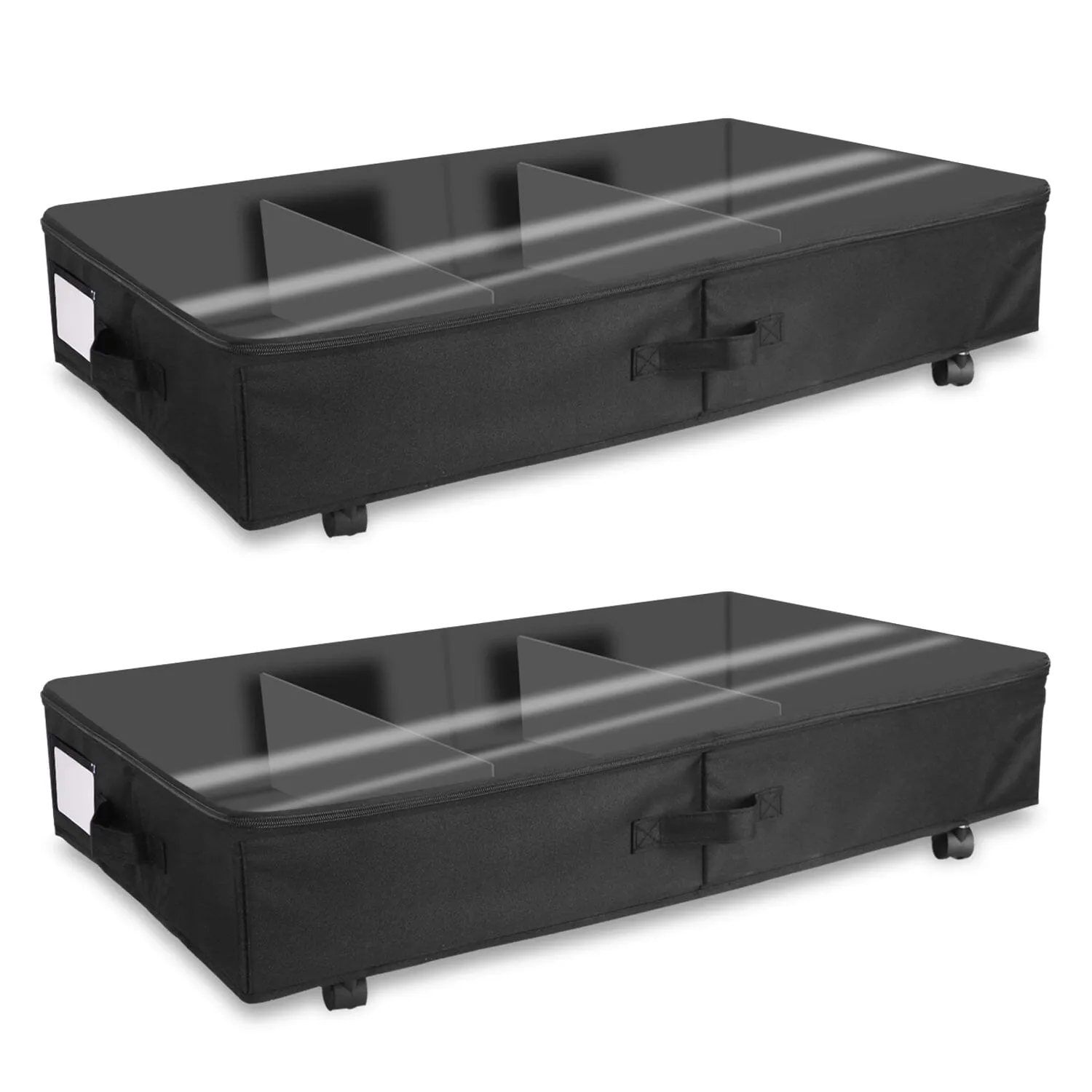 2-Piece: Under Bed Storage Container