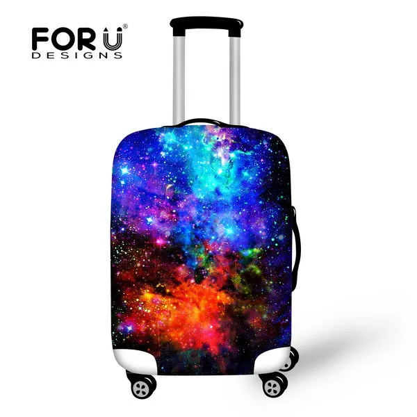 2018 Design Style Cover for Suitcase Bags Travel Luggage Accessories for Men's Women Waterproof Protection Suitcase Case Cover