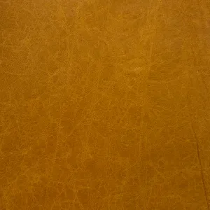 2oz (0.7mm) Cow Leather- Yellow Ochre (per square foot)