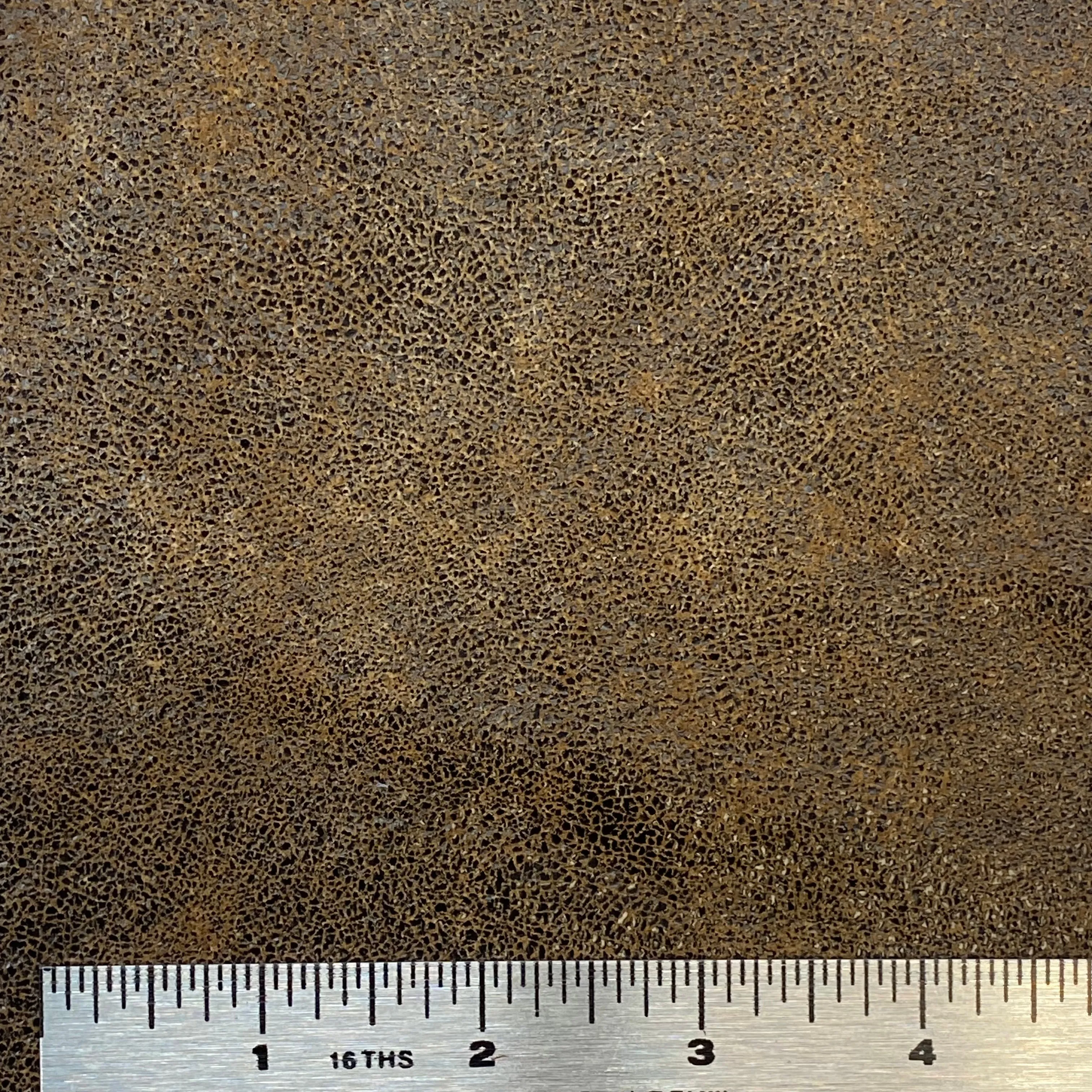 2oz (0.8mm) Cow Leather - Coffee (per square foot)