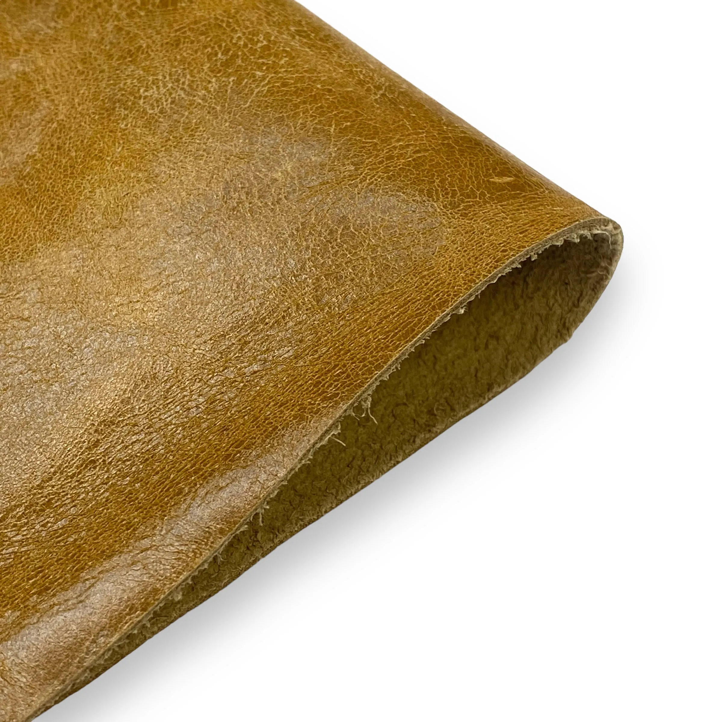 2oz (0.9mm) Cow Leather -Dijon (per square foot)