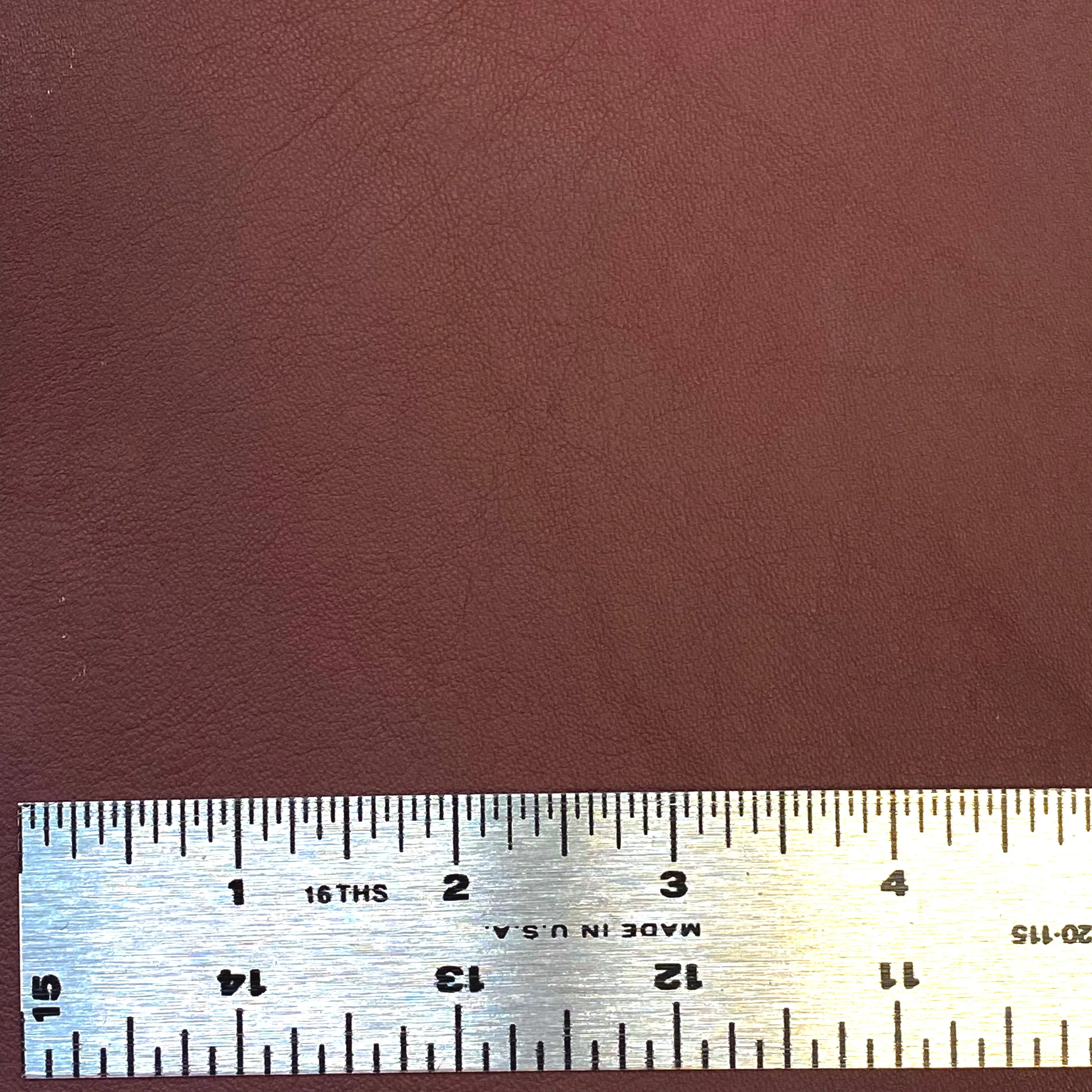 3oz (1.3mm) Cow Leather- Deep Blush (per square foot)