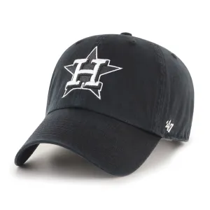 47 Brand Houston Astros Adjustable Cleanup Hat  - Black