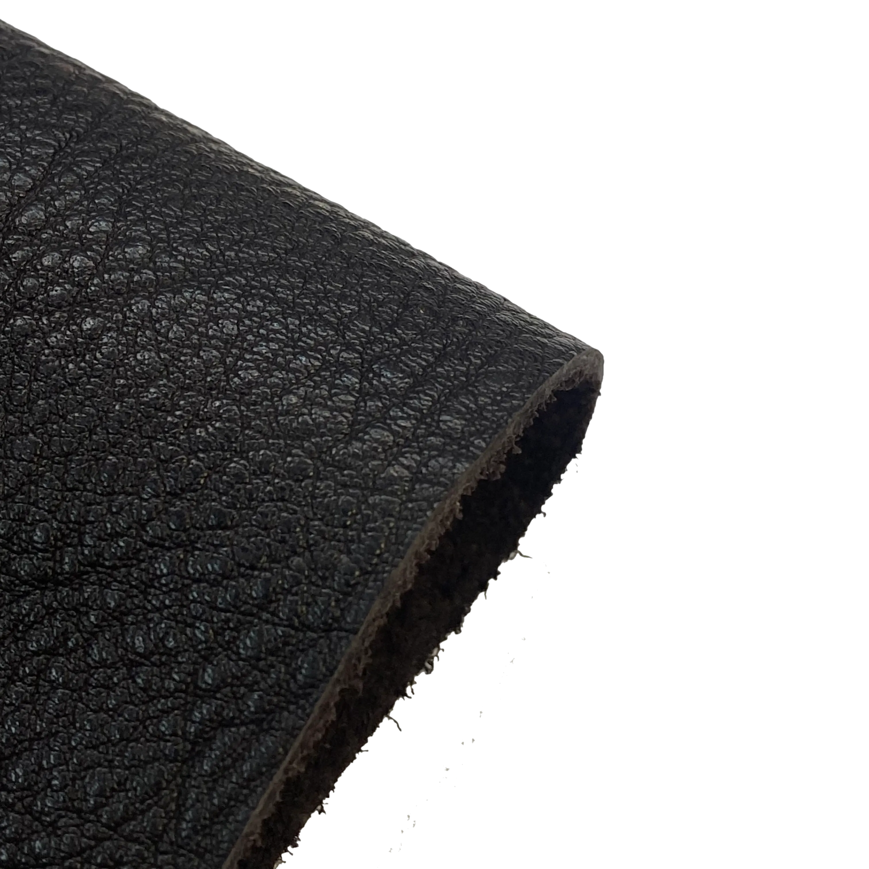 4oz (1.7mm) Cow Leather- Black Brown (per square foot)