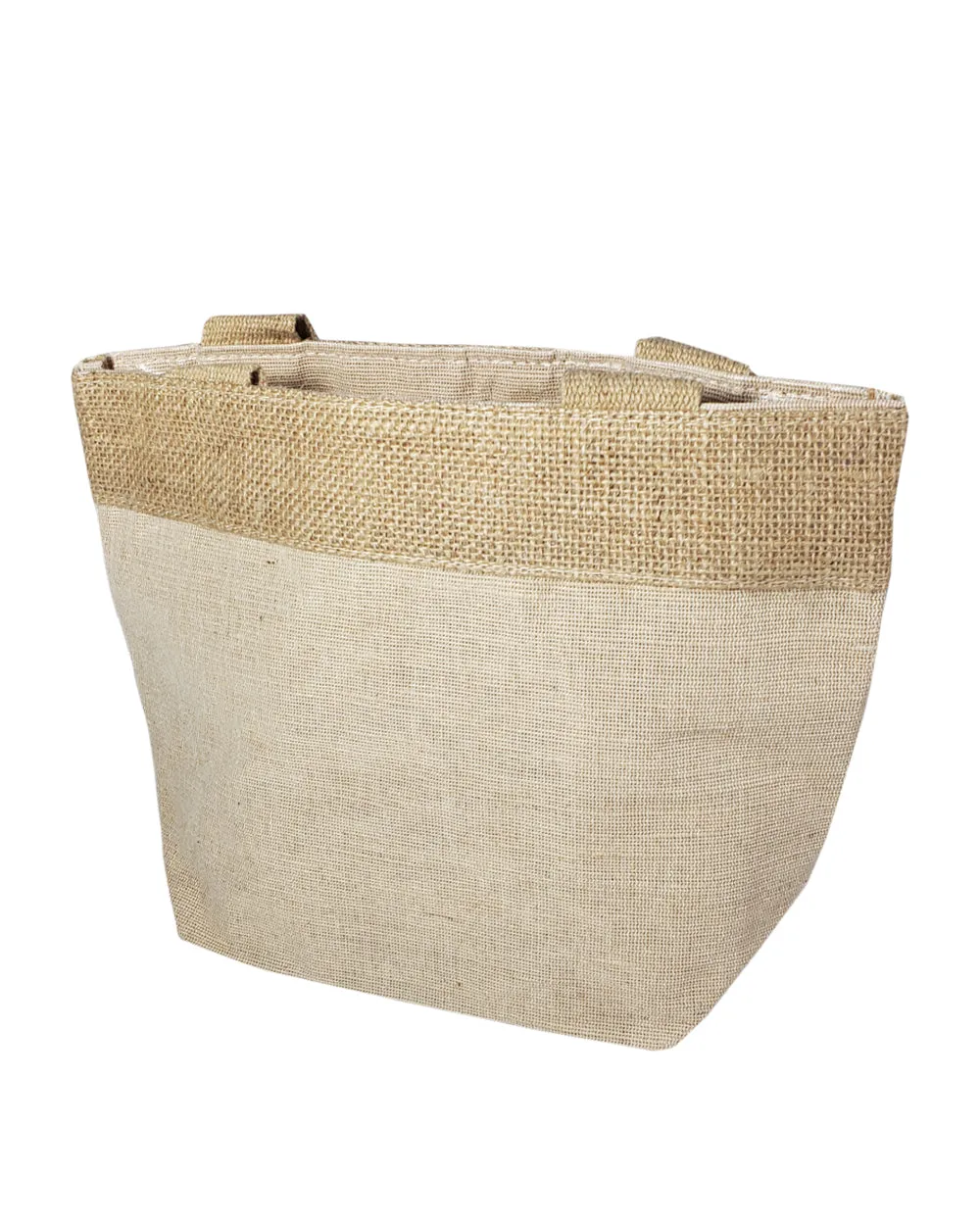 72 ct Small Fancy Burlap Bags - JuCo Tote Bags  (Jute & Cotton Blend) - TJ893 - By Case