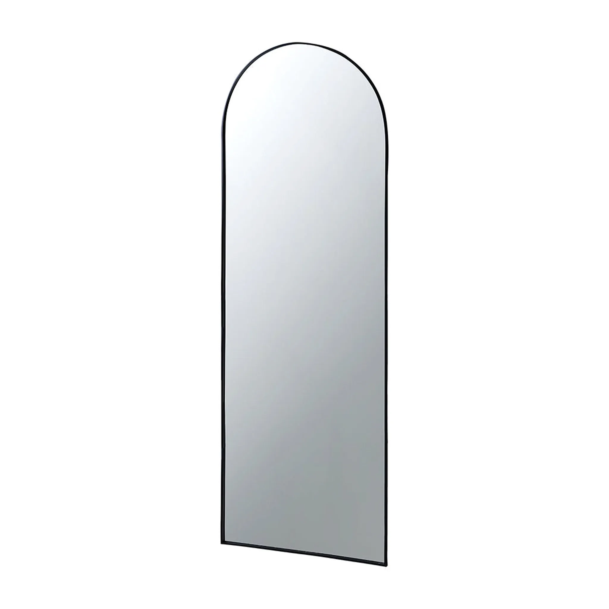 A&B Home Celine 28" x 74" Bundle of 6 Arched Shaped Black Metal Frame Wall-Mounted Body Mirror