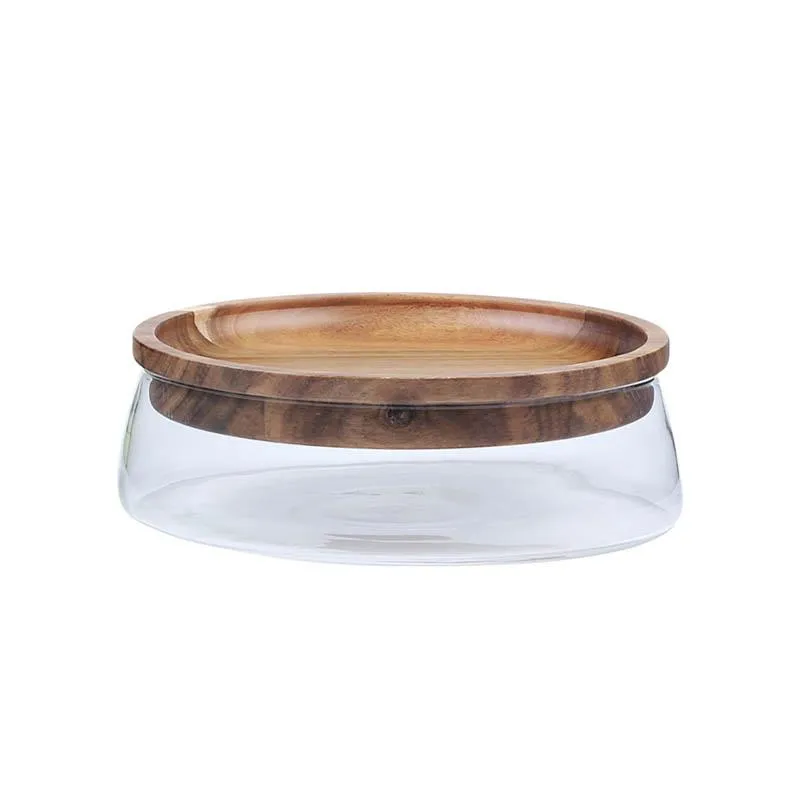 Acacia Glass Food Container