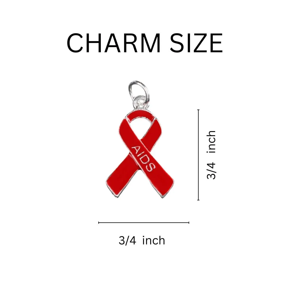 AIDS Red Ribbon Key Chains