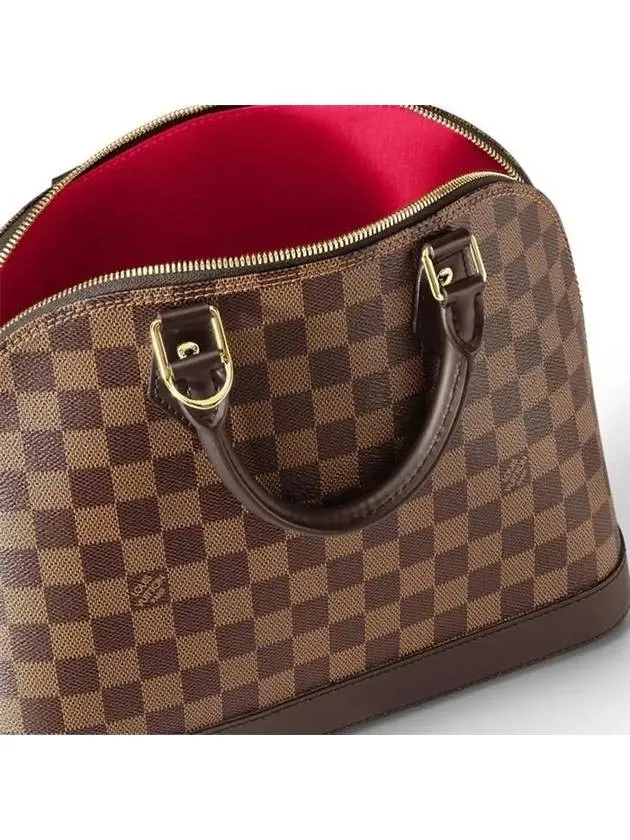 Alma PM Damier Tote Louis Vuitton Bag Brown