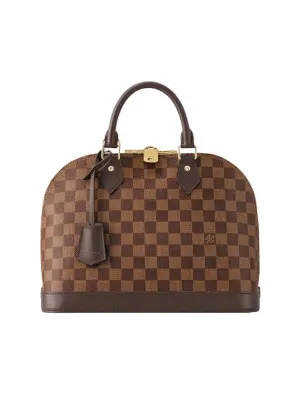 Alma PM Damier Tote Louis Vuitton Bag Brown