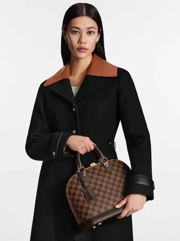 Alma PM Damier Tote Louis Vuitton Bag Brown