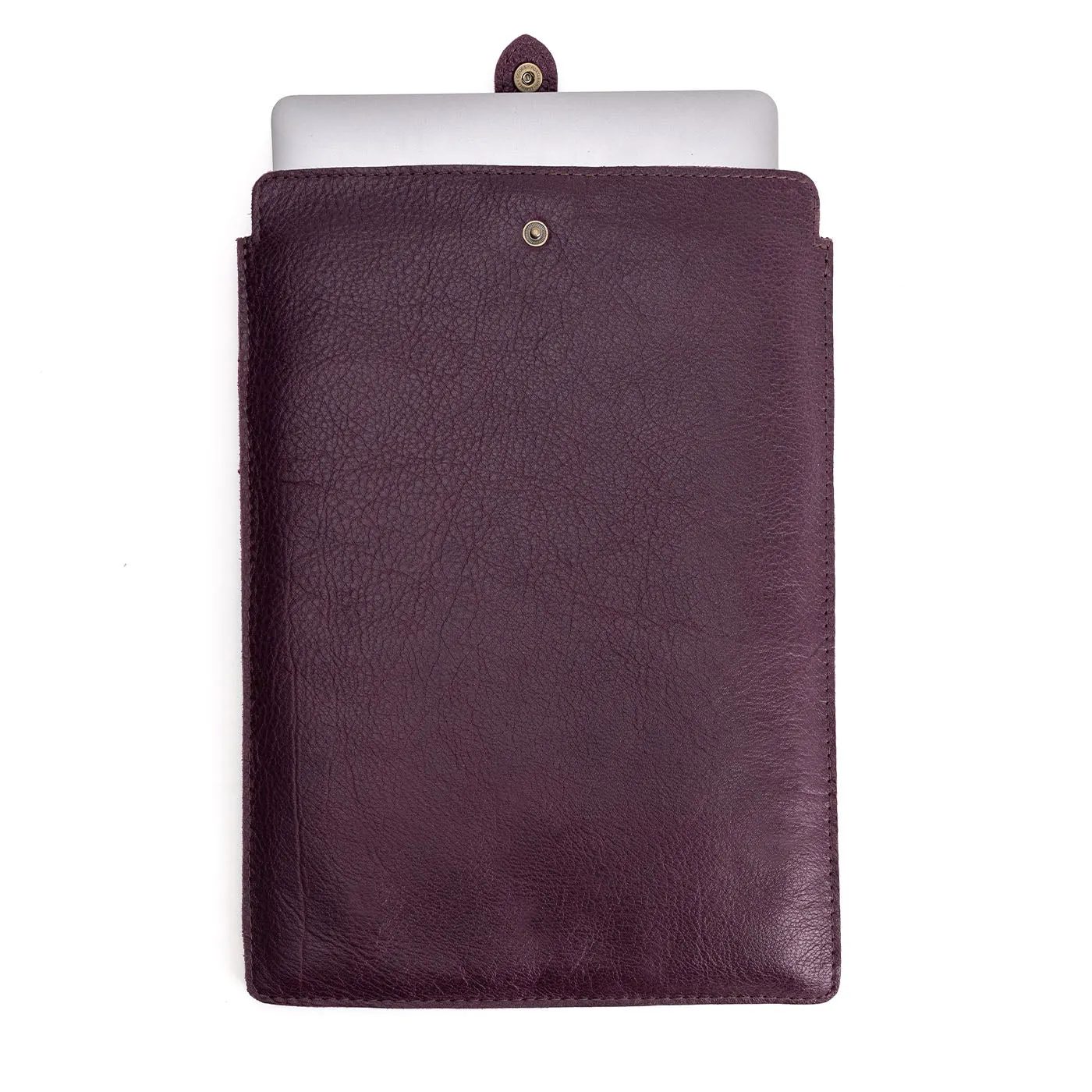 'Almost Perfect' Leather Laptop Sleeve