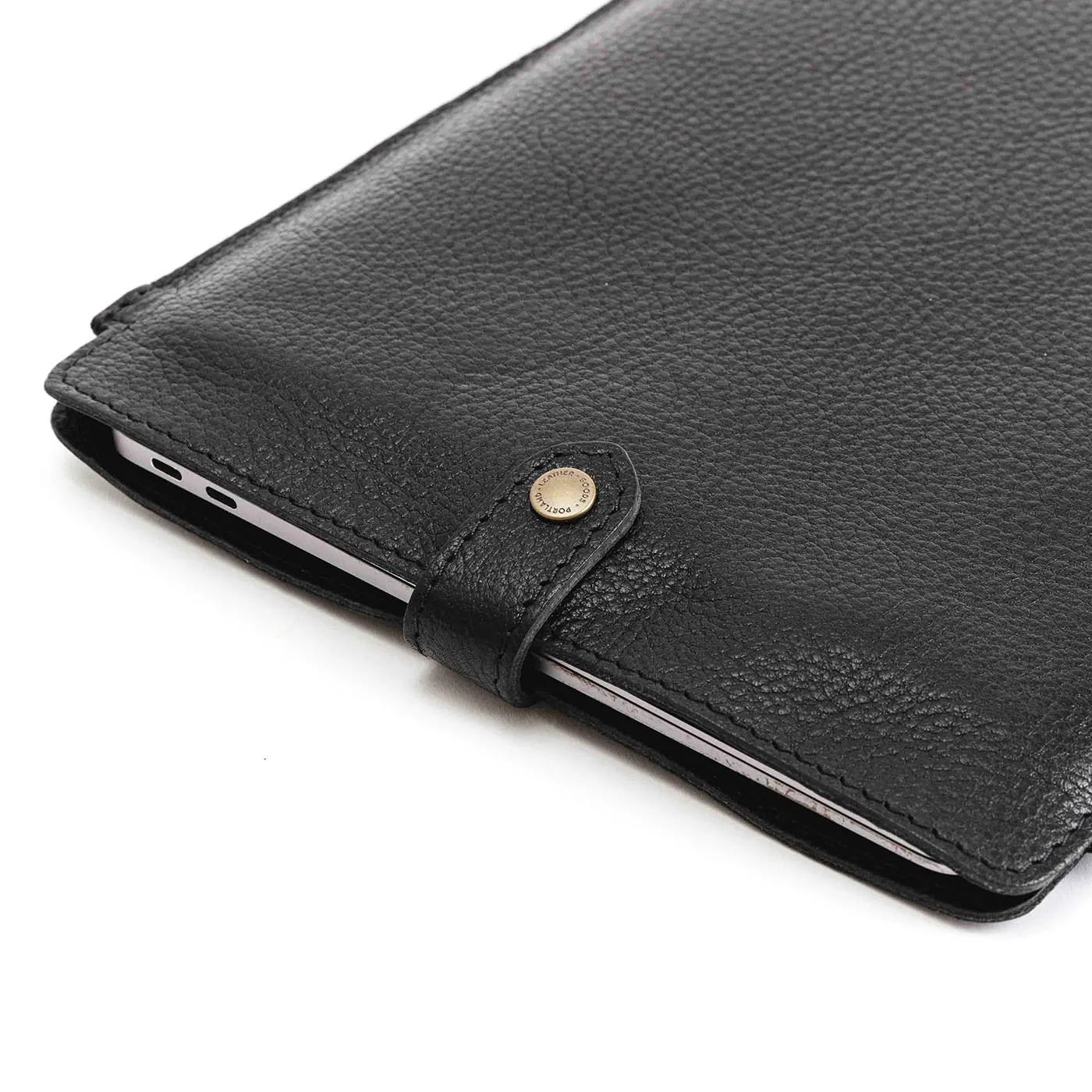 'Almost Perfect' Leather Laptop Sleeve