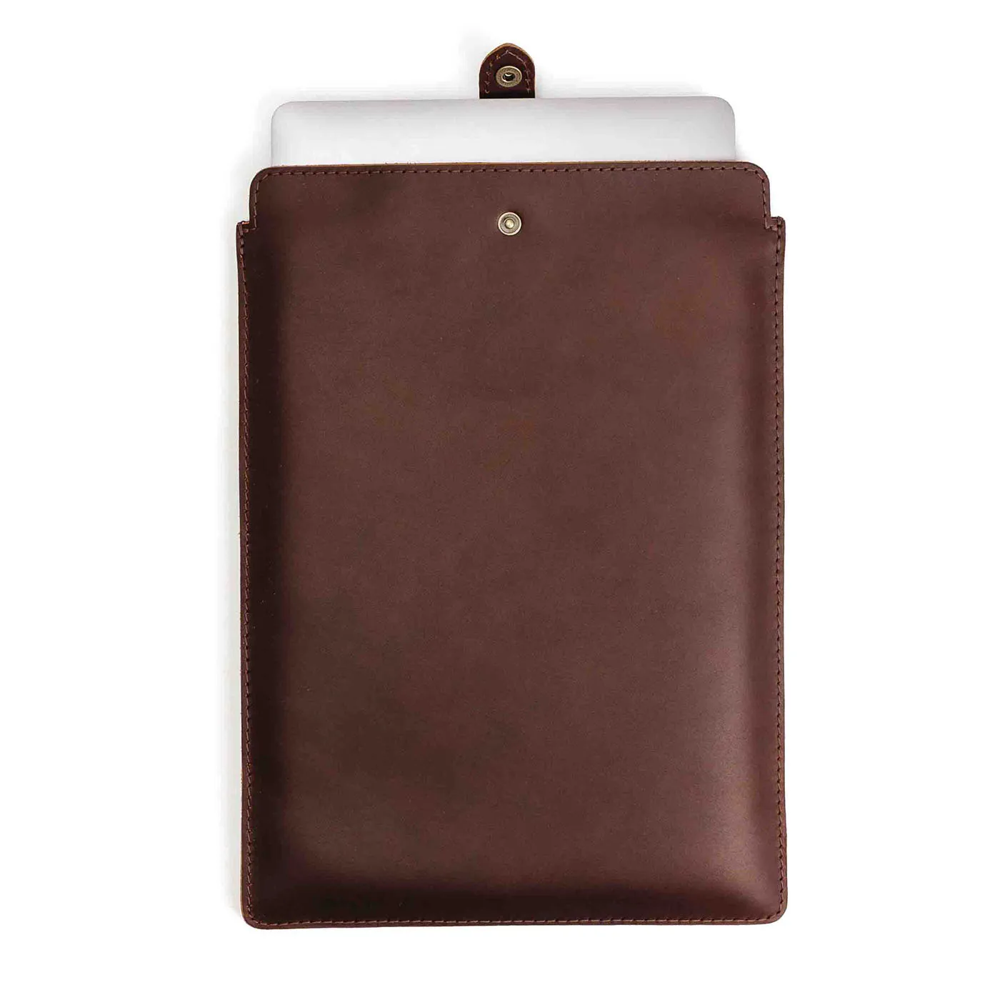 'Almost Perfect' Leather Laptop Sleeve