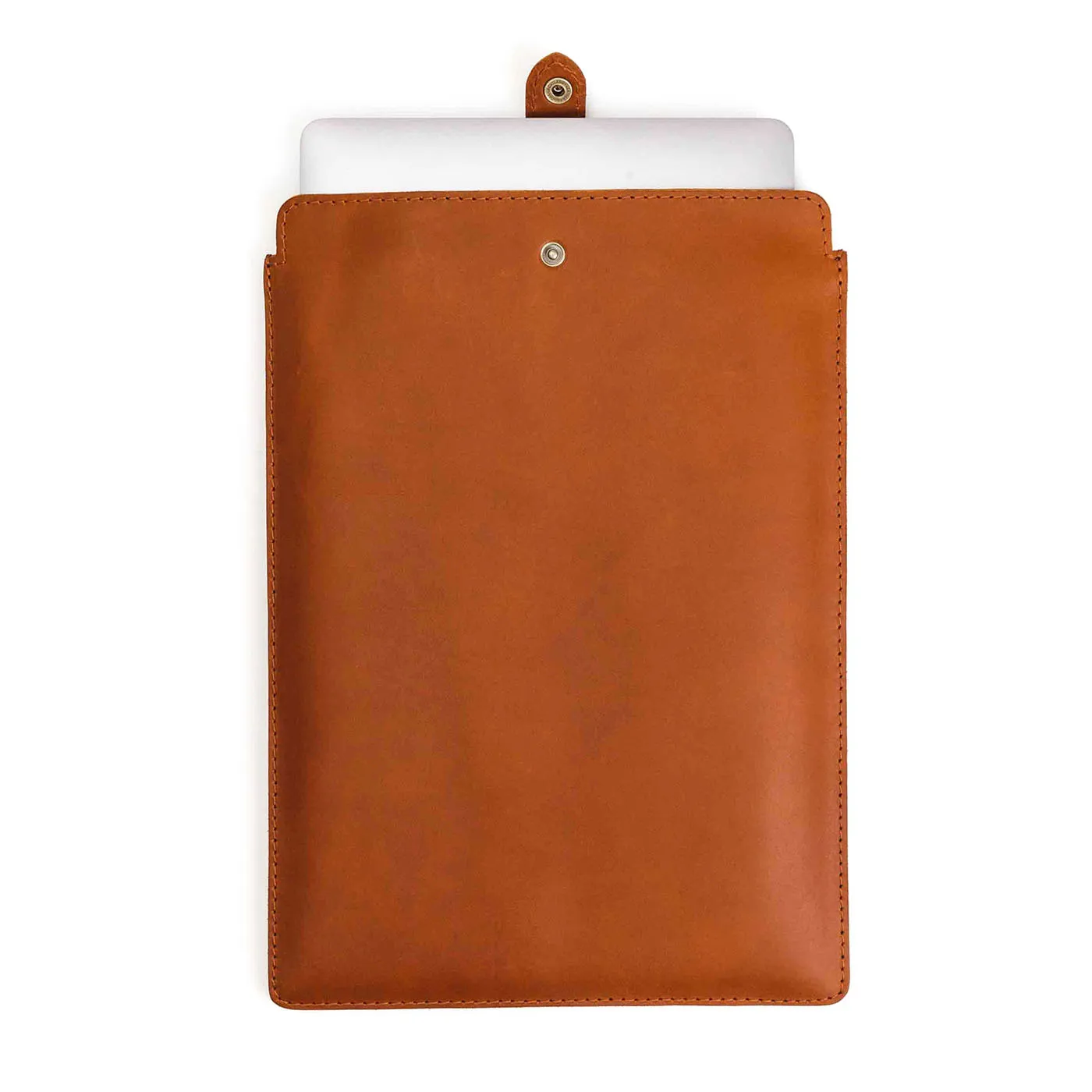 'Almost Perfect' Leather Laptop Sleeve