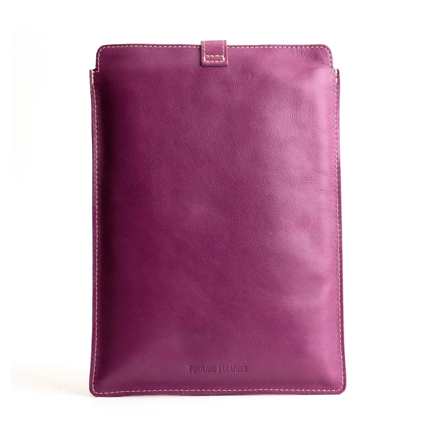 'Almost Perfect' Leather Laptop Sleeve