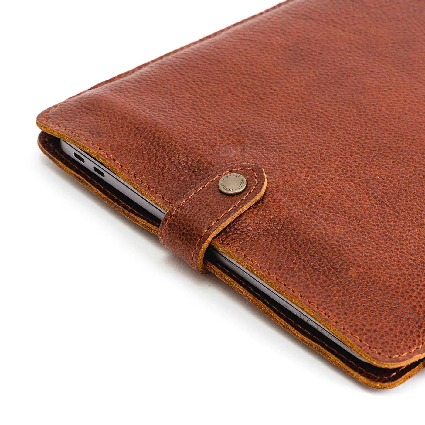 'Almost Perfect' Leather Laptop Sleeve