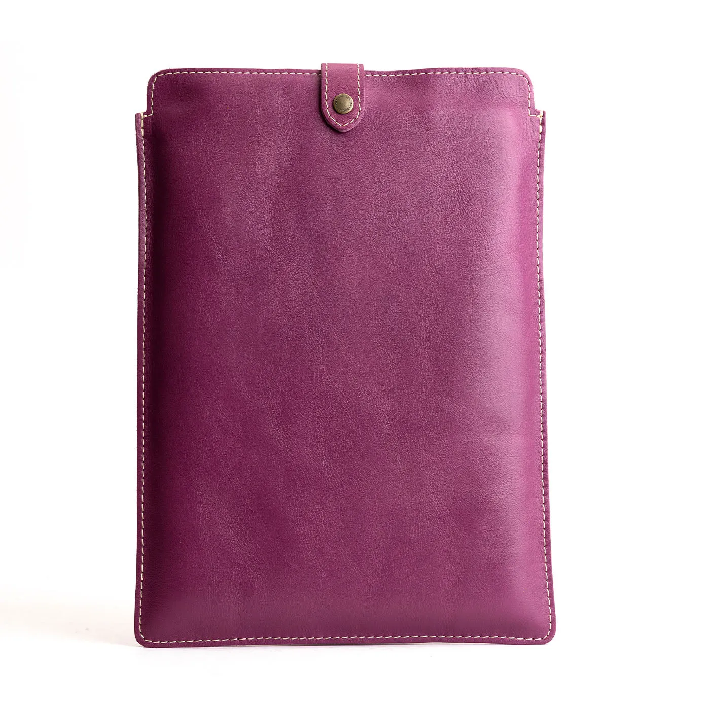 'Almost Perfect' Leather Laptop Sleeve