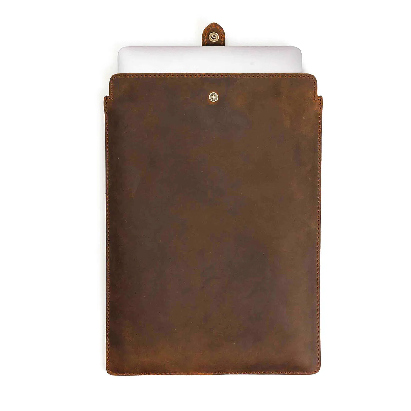 'Almost Perfect' Leather Laptop Sleeve