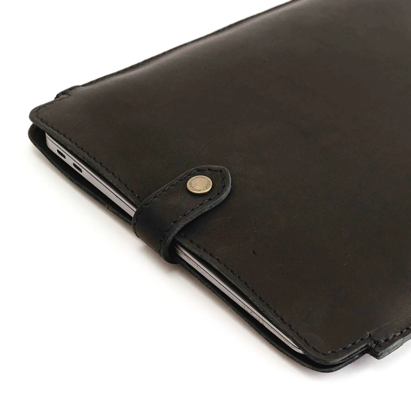 'Almost Perfect' Leather Laptop Sleeve