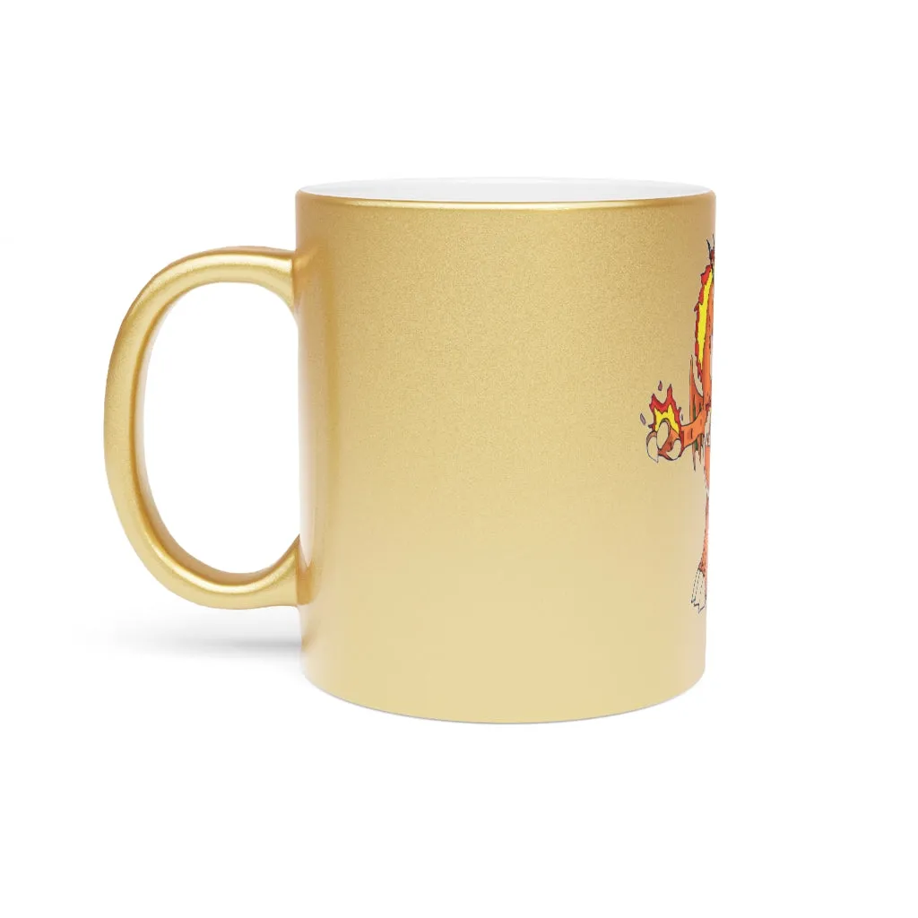 Angetiron Metallic Mug (Silver / Gold)