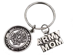 Army Mom Keychain