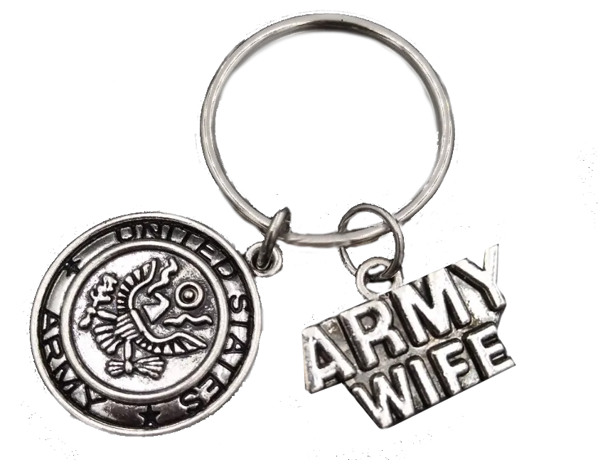 Army Wife Keychain