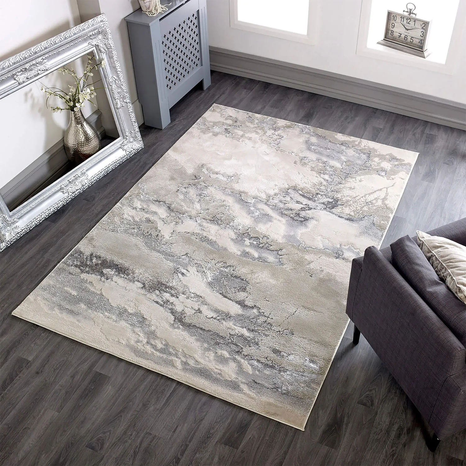 Aurora Grey AU02 Cloud Rug