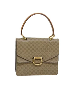 Authentic Celine Macadam Canvas Hand Bag