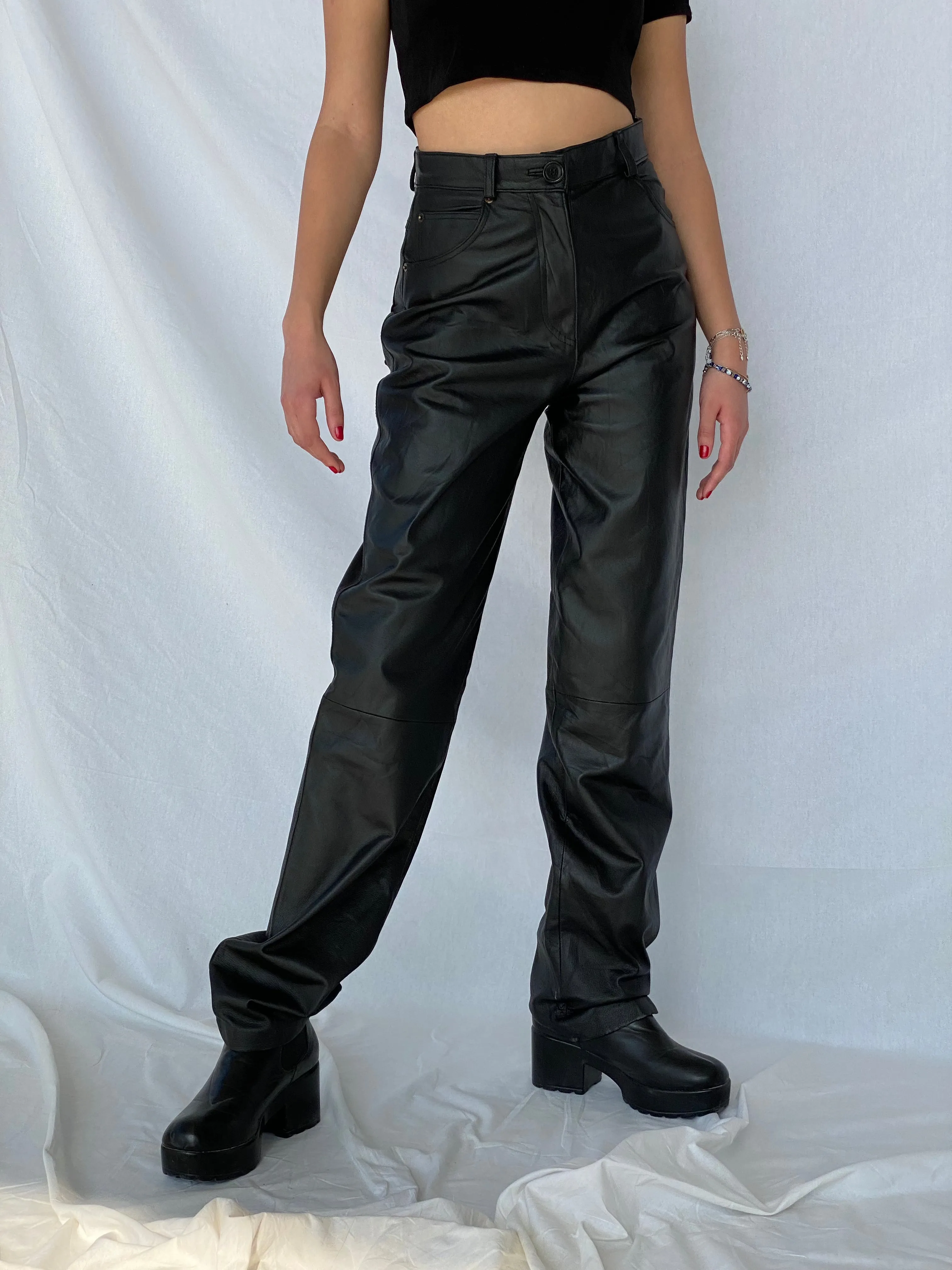 Authentic Clothing Company Leather Pants