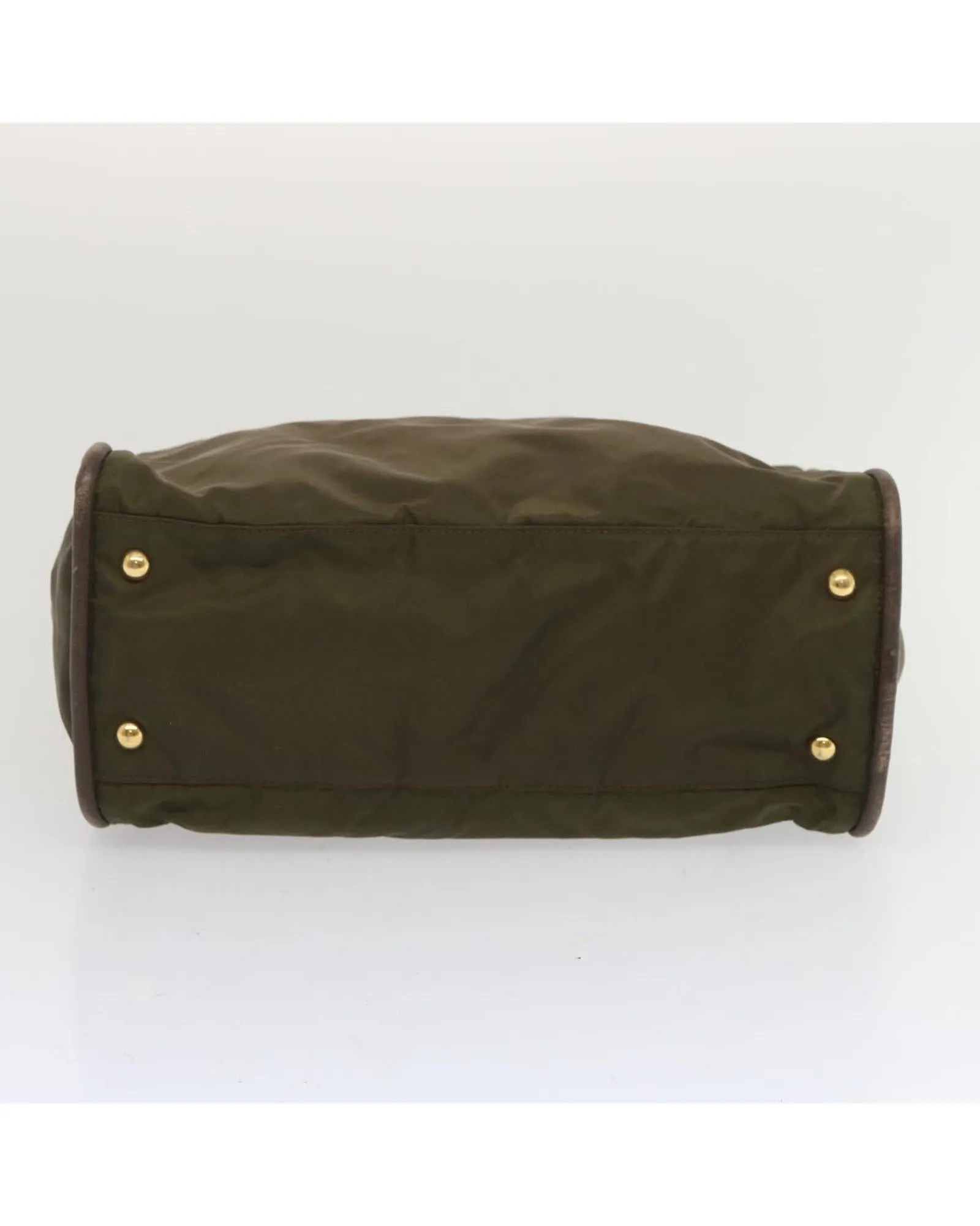 Authentic Khaki Nylon Tote Bag