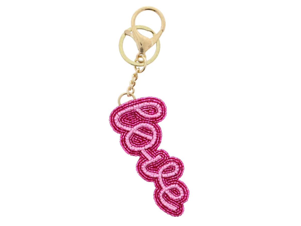 Beaded Jane Marie Keychain