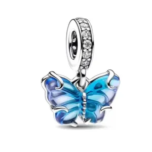 Beautiful Butterfly Charm - 925 Sterling Silver