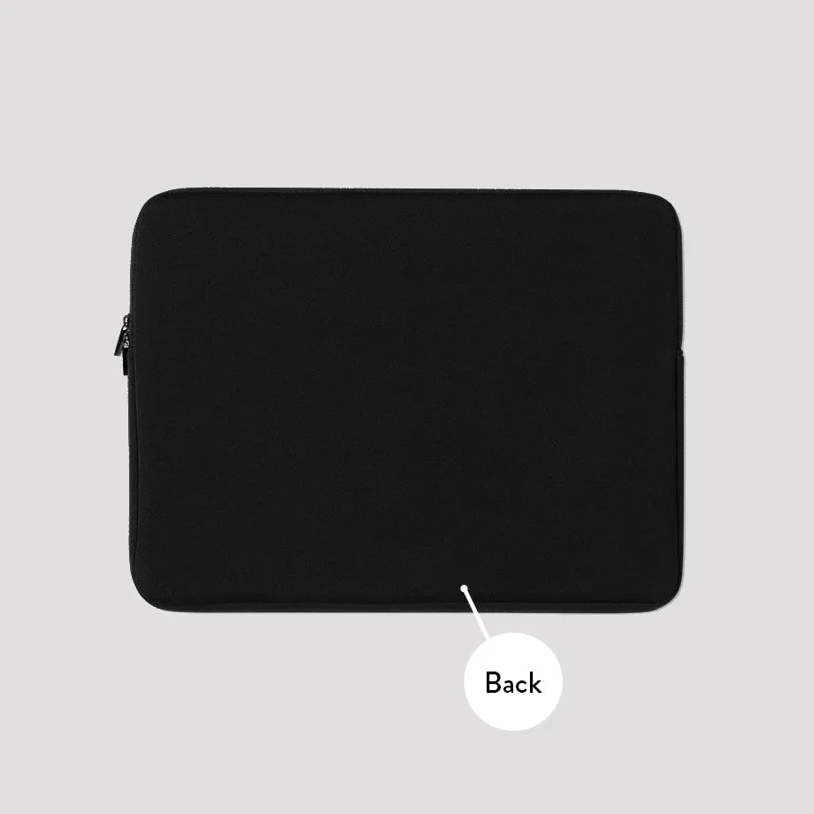 Black & White Drops Laptop Sleeve