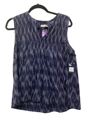 Blue & White Top Sleeveless Lucky Brand, Size S