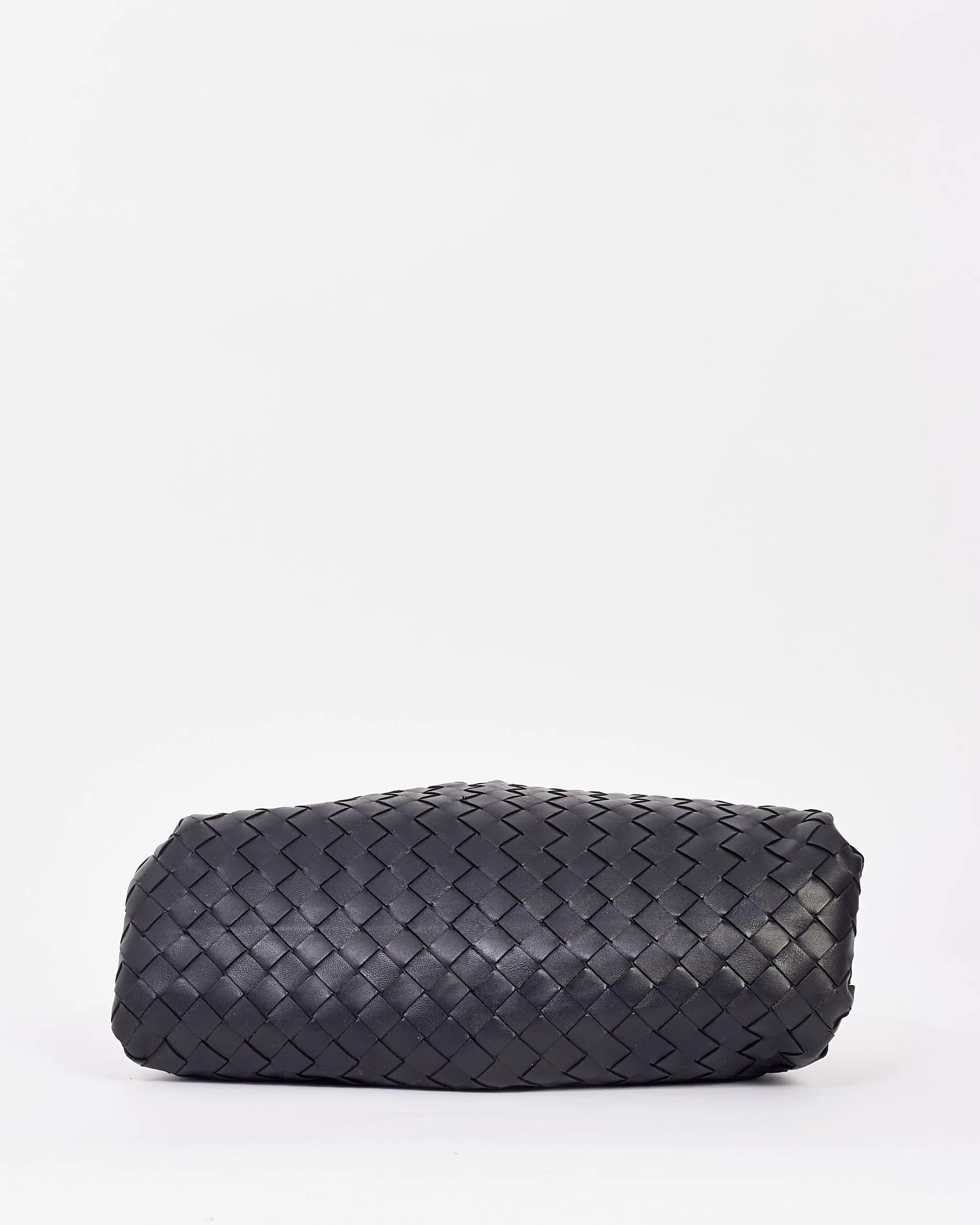 Bottega Veneta Black Intrecciato Leather The Classic Pouch