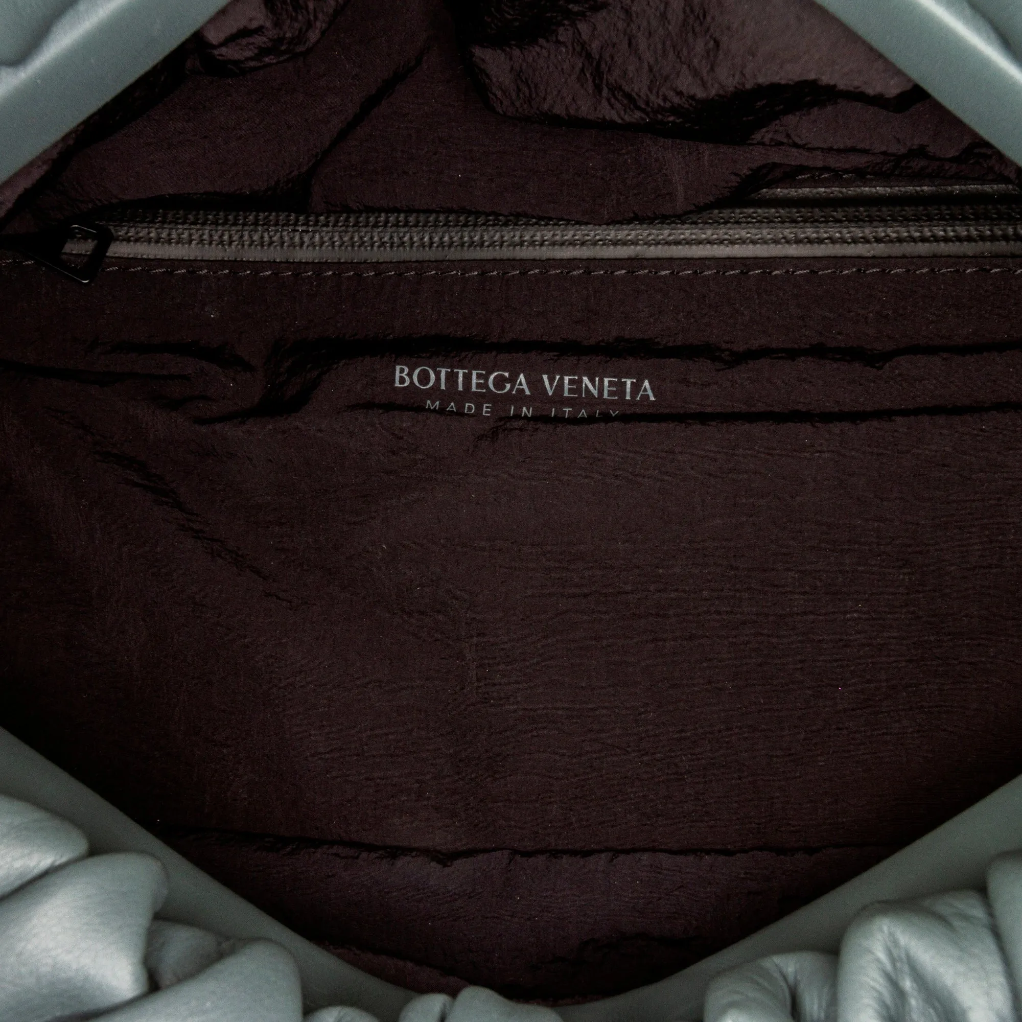 Bottega Veneta Body Pouch Grey Leather