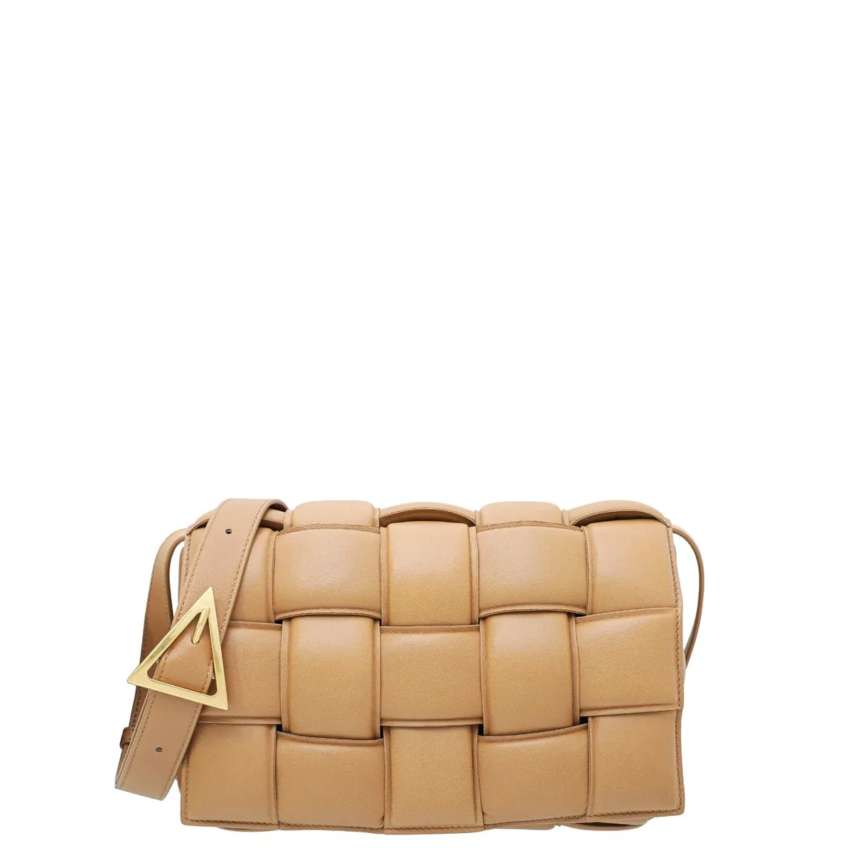 Bottega Veneta Caramel Padded Cassette Bag