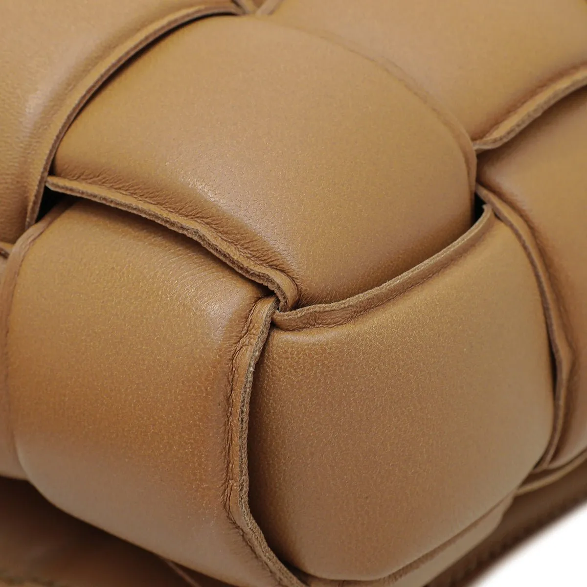 Bottega Veneta Caramel Padded Cassette Bag