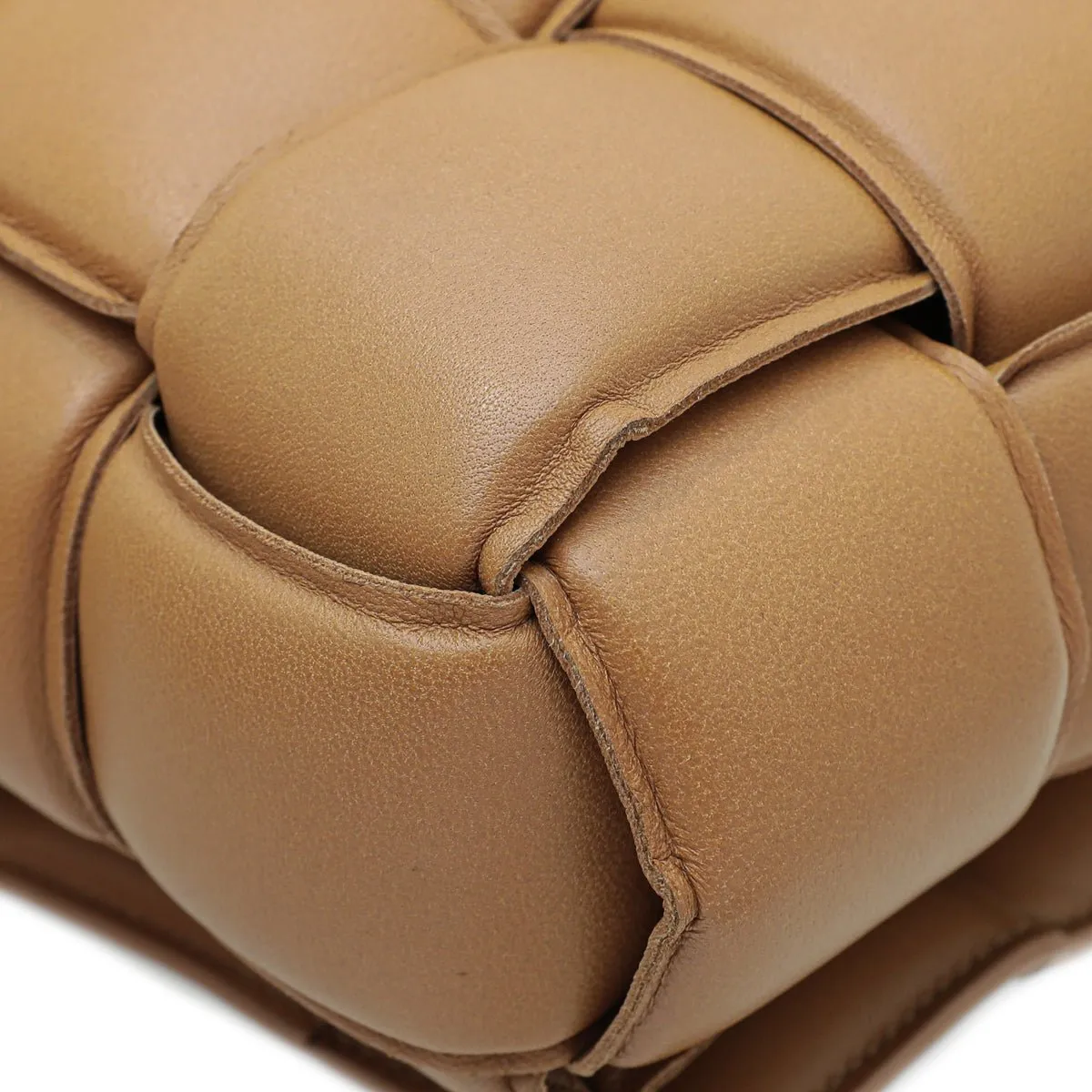 Bottega Veneta Caramel Padded Cassette Bag