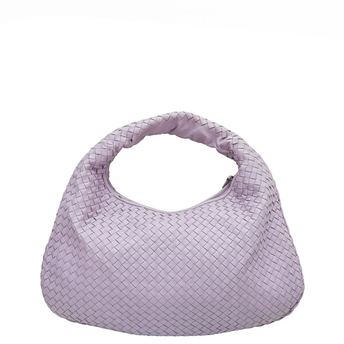 Bottega Veneta Lilac Intrecciato Hobo Bag