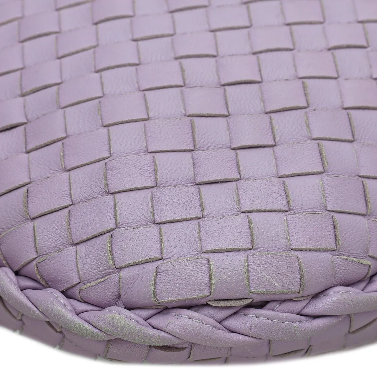 Bottega Veneta Lilac Intrecciato Hobo Bag