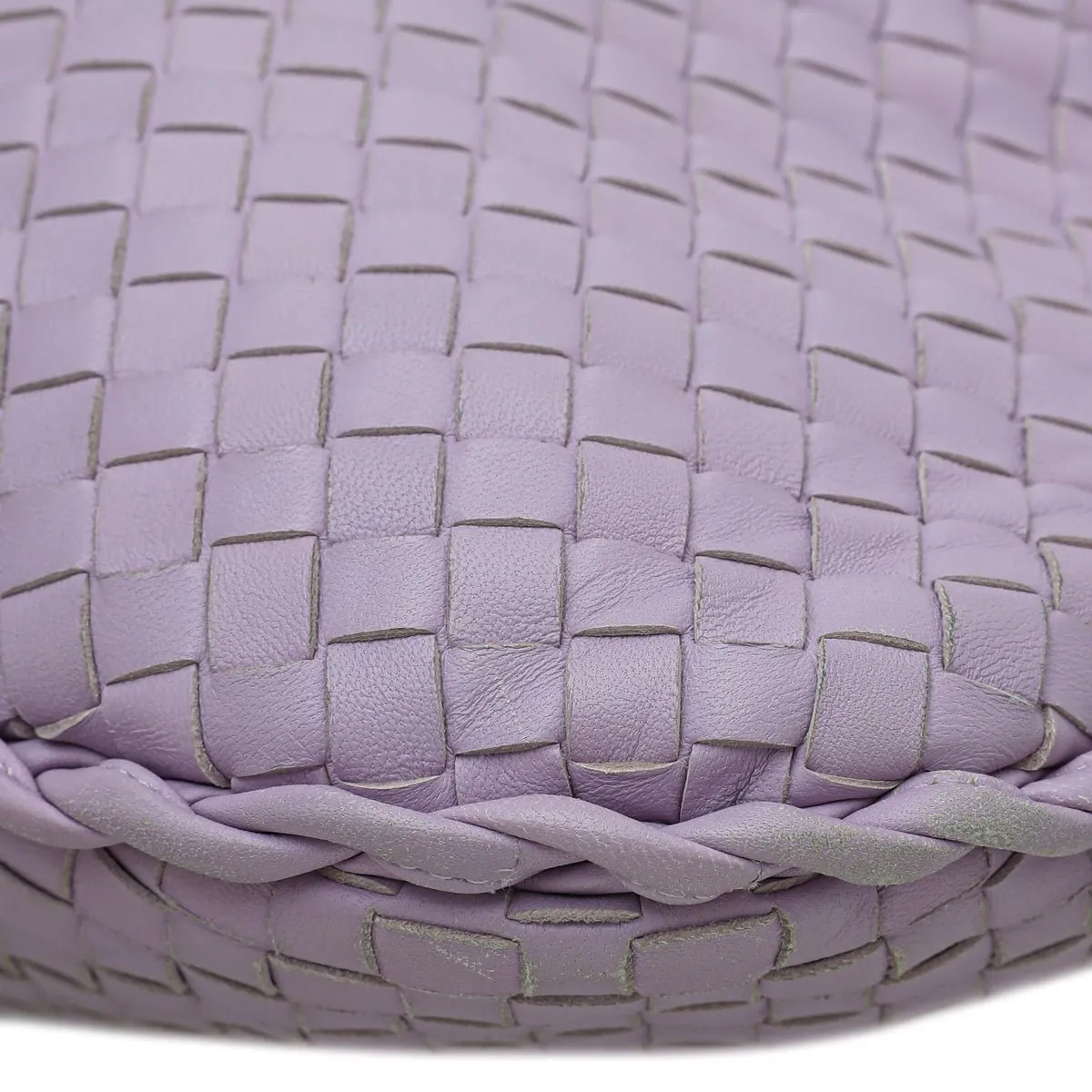 Bottega Veneta Lilac Intrecciato Hobo Bag