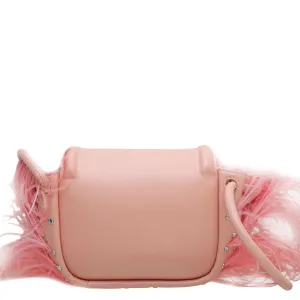 Bottega Veneta Peach Beak Feather Bag