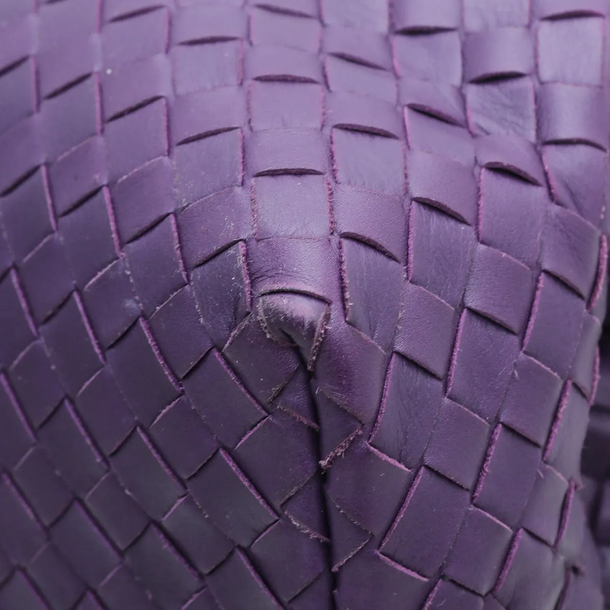 Bottega Veneta Purple Intrecciato Bag