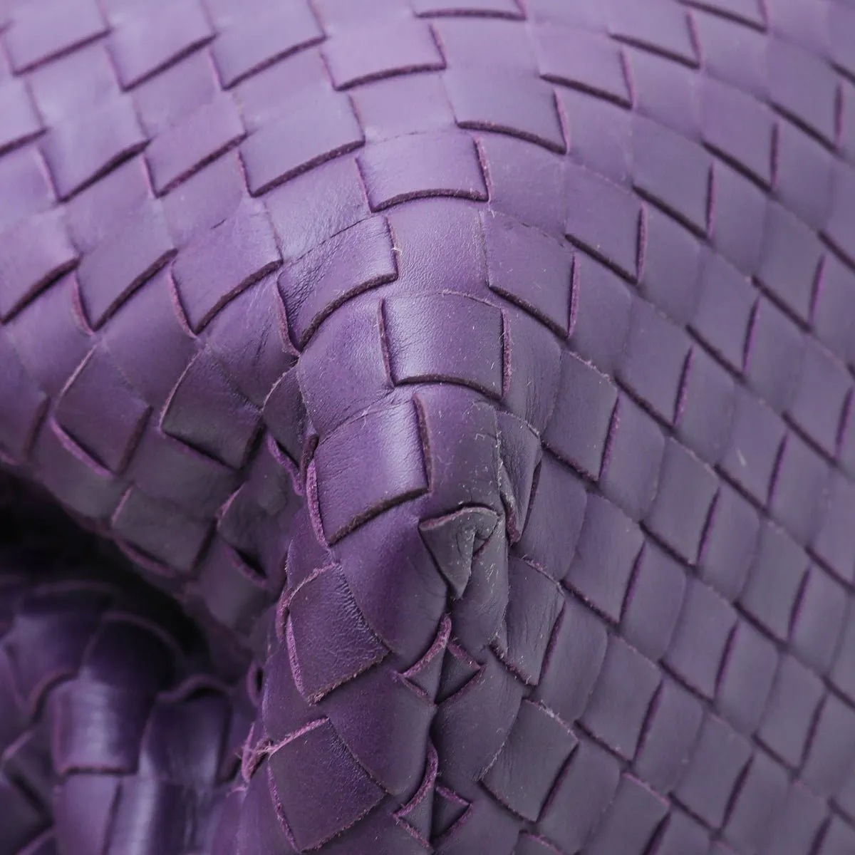 Bottega Veneta Purple Intrecciato Bag