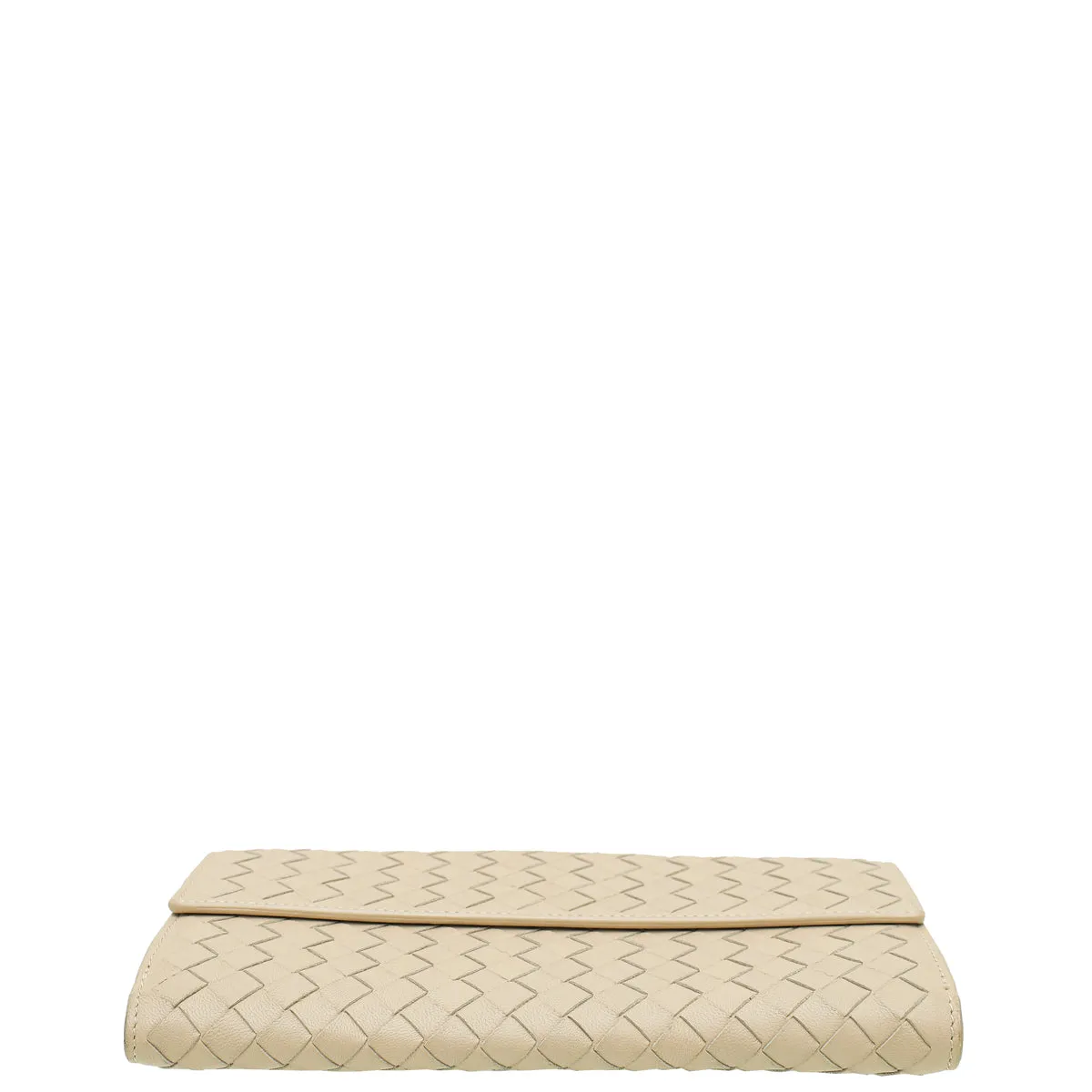 Bottega Veneta Sand Intrecciato Long Wallet