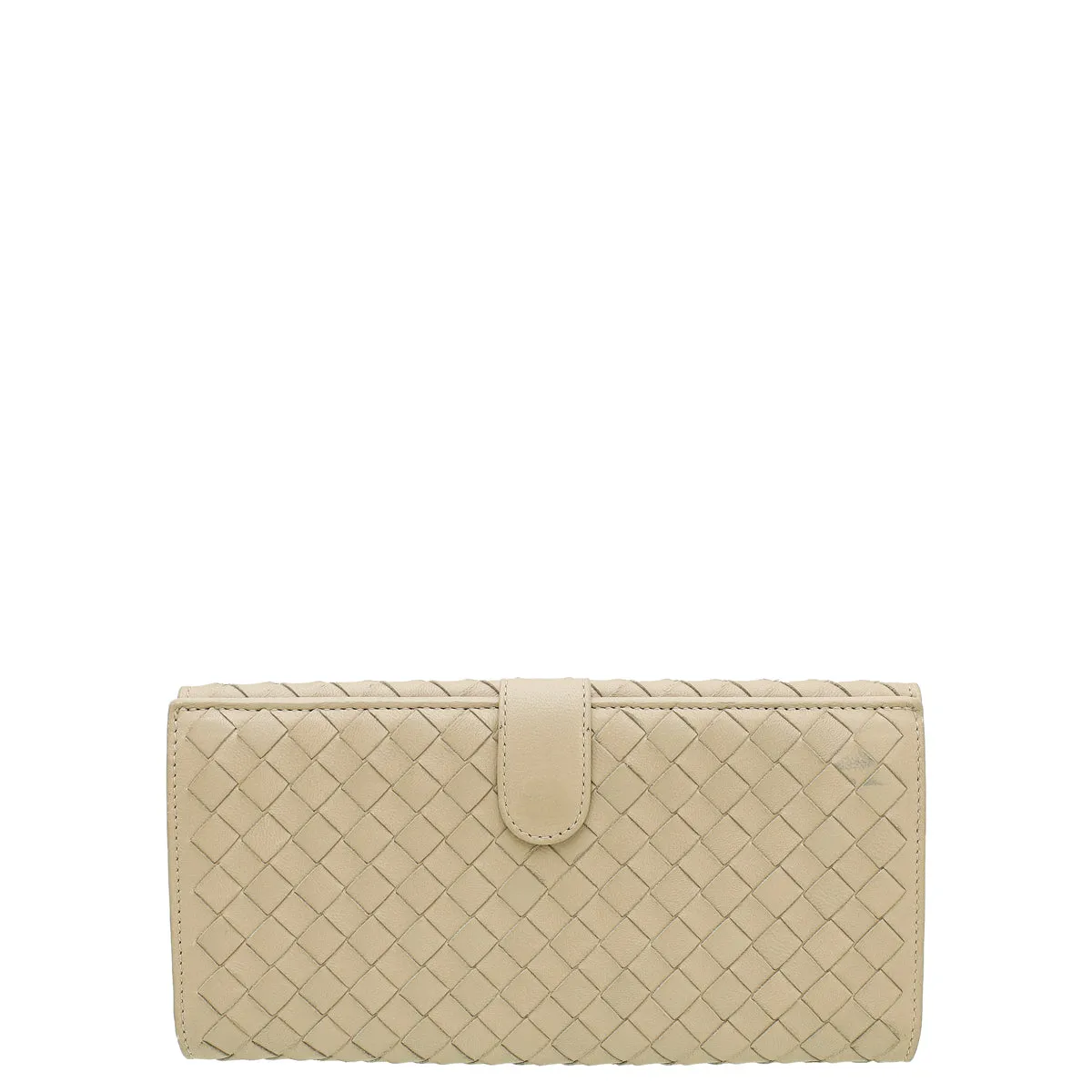 Bottega Veneta Sand Intrecciato Long Wallet