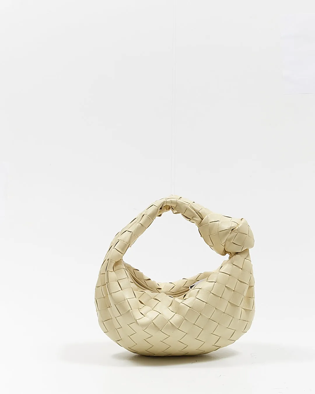 Bottega Veneta Yellow Intrecciato Leather Mini Jodie Bag