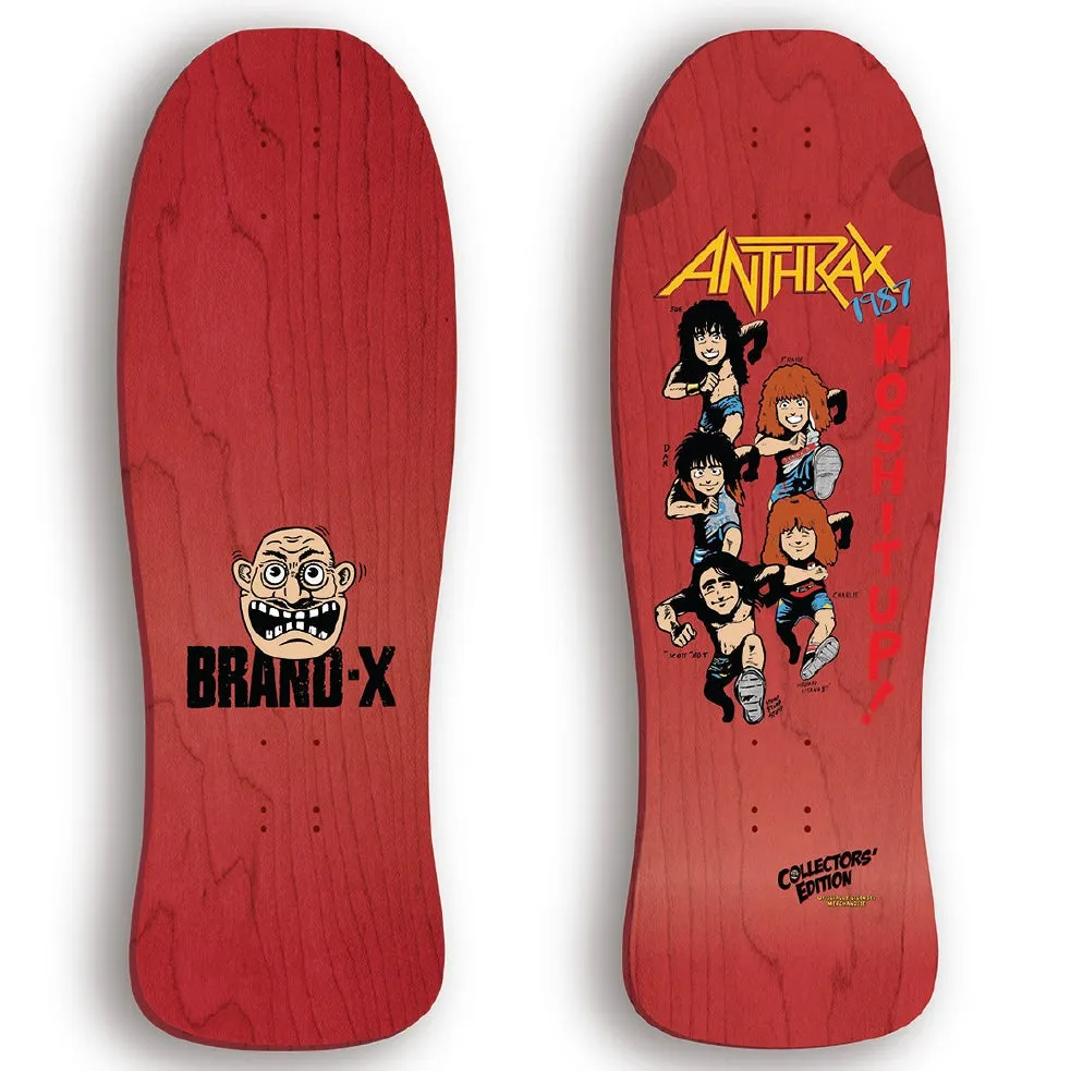 Brand-X Anthrax 1987 Skateboard Deck